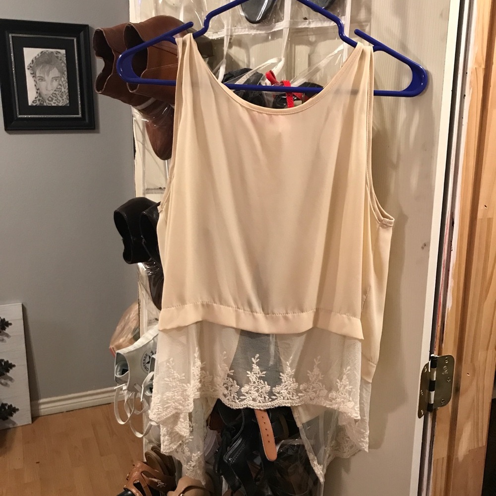 Nude tank top